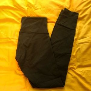 army green lululemon leggings